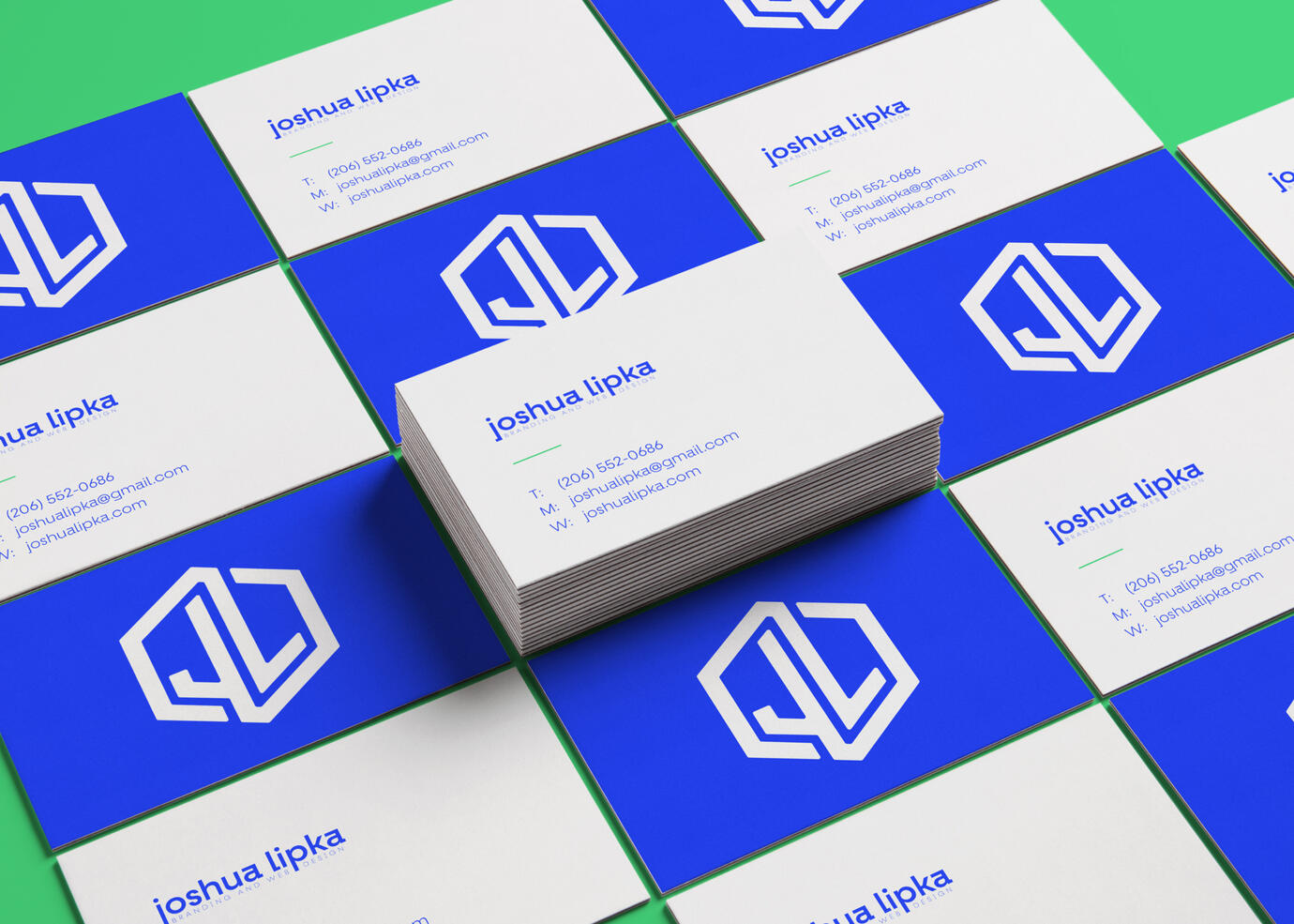 Joshua Lipka Design Business Card Design